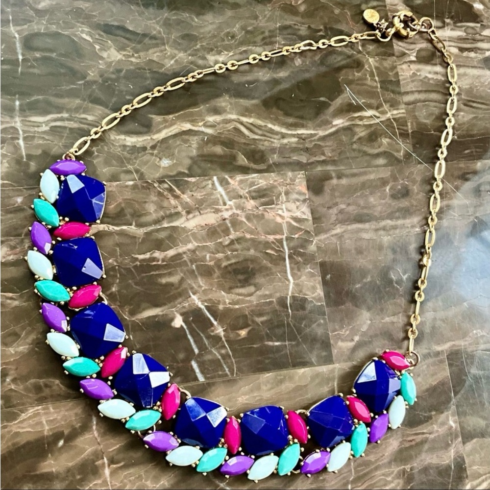 J Crew Vintage Style Beautiful Unique Adjustable Necklace Statement Piece